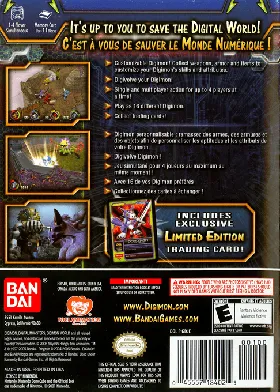 Digimon World 4 box cover back